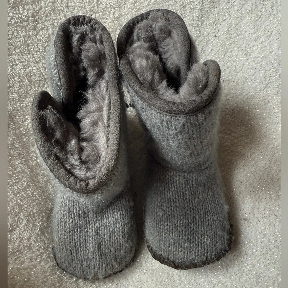 UGG Baby Purl Knit Bootie | Gray |